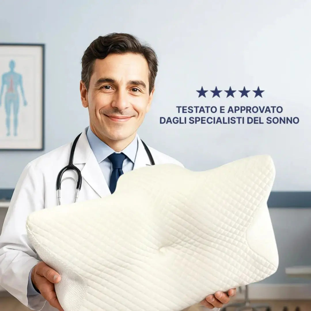 OrthoSleep™ - Cuscino Cervicale in Memory Foam