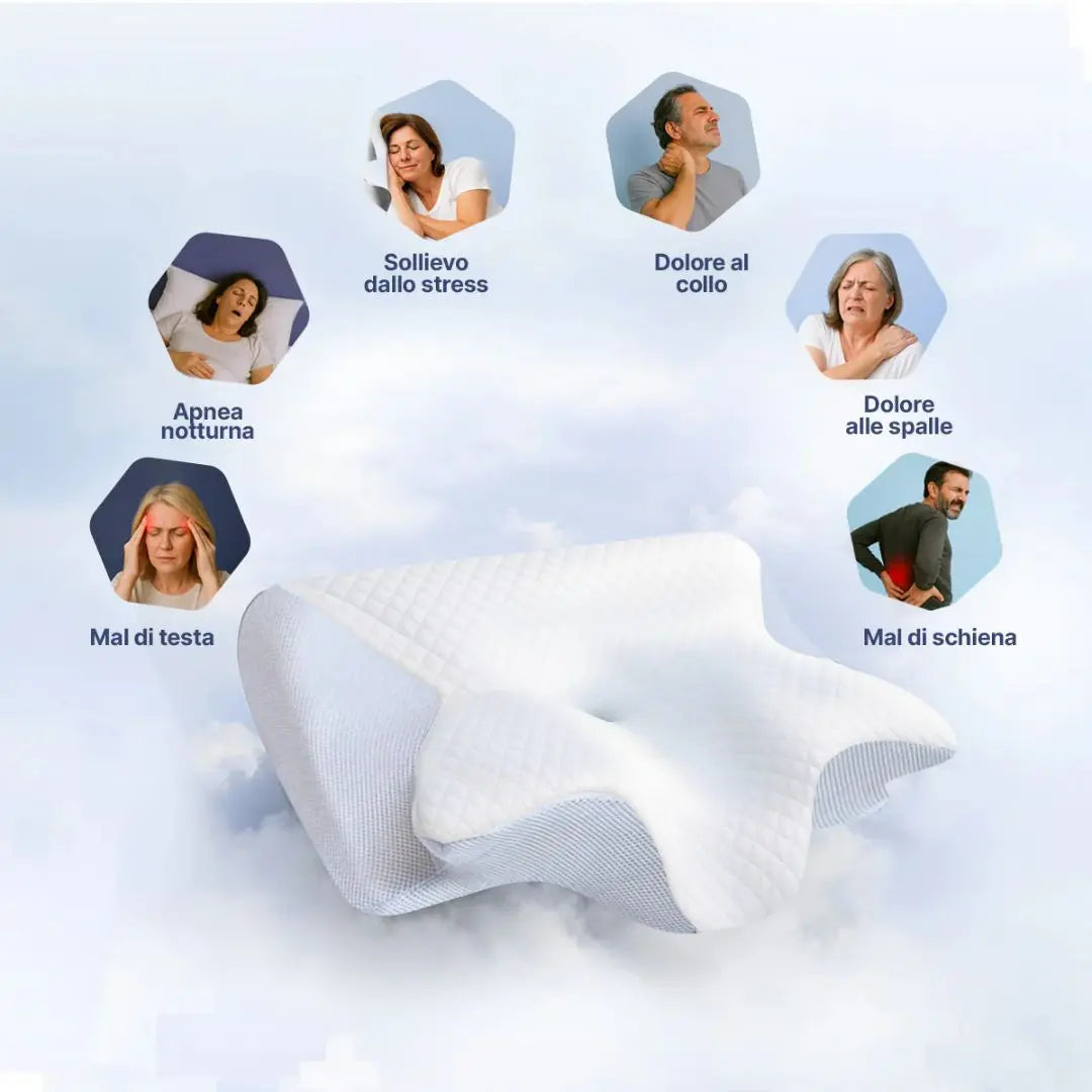 OrthoSleep™ - Cuscino Cervicale in Memory Foam